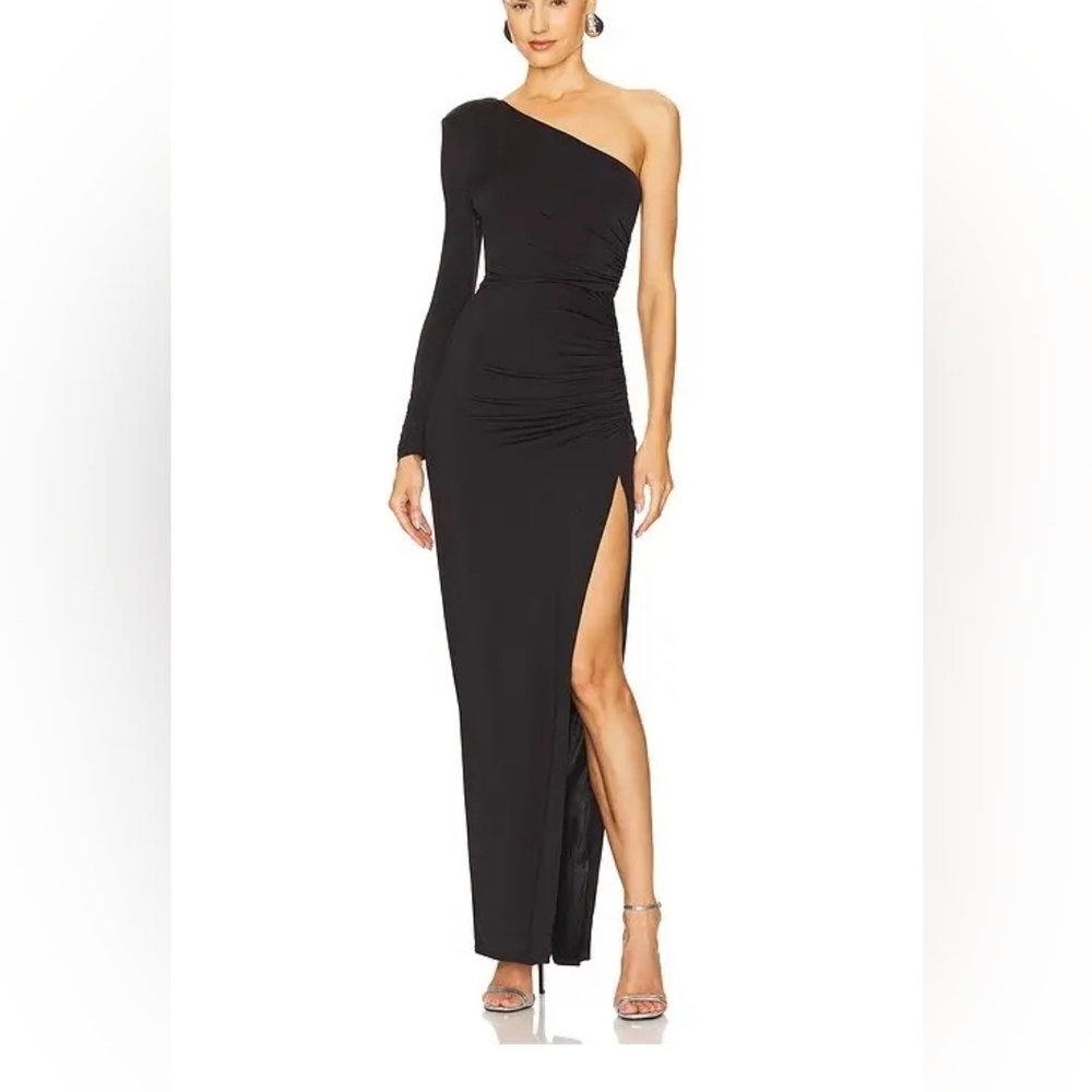 Michael Costello x REVOLVE Gilly Maxi Dress in Black